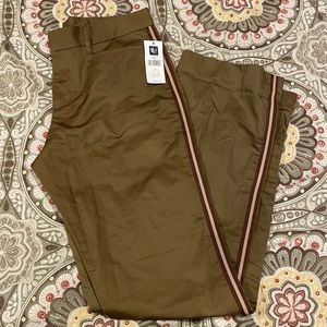 Khaki Side Stripe Pants